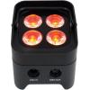 imageRockville Best PAR 50 24W Rechargeable Par Can Wash Light Wireless DMX 6in1 RGBWAUV LEDs 4400mAh Battery for DJs and Event Lighting 6Piece