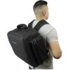 imageRockville RockPAR50 Bundle 6 LED RGB Compact Par Can DMX Wash Lights White RLBP6 Padded Backpack for 6 Par Lights 7Items