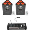 image2 Rockville RockWedge LED Battery Lights384 Channel Wireless DMX Controller