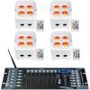 image4 Rockville Best PAR 50 White Battery Wash Lights Wireless DMXControlRGBWAUV