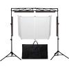 imageRockville RFAAW DJ Facade BoothBagScrim4 Rechargeable Light StripsTruss