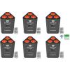 imageRockville RockWedge LED 54Watt RGBWA UV Rechargeable Battery Wireless DMX Par Uplight Portable Cordless Wash Fixture for DJs Events and Weddings 6Piece