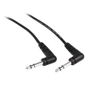 imageRockville RCTR103RRB 3ft 14 TRS Right Angle Cable 100 Copper Durable PVC TangleFree HighFidelity Audio for Musicians and Studios