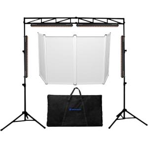 imageRockville RFAAW DJ Facade BoothBagScrim4 Rechargeable Light StripsTruss