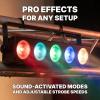 imageRockville FIVEEYE 5 Head 150w RGB COB Blinder Light Durable Aluminum Case 19 Channel DMXAutoSound Modes