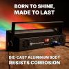 imageRockville FIVEEYE 5 Head 150w RGB COB Blinder Light Durable Aluminum Case 19 Channel DMXAutoSound Modes