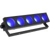 imageRockville FIVEEYE 5 Head 150w RGB COB Blinder Light Durable Aluminum Case 19 Channel DMXAutoSound Modes