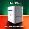 imageRockville FLIP PAR White Battery Par Can Wash Light wWireless DMX4 Group WiFi App 15 Hour Battery Easy Angle AdjustmentWhite