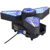 imageRockville Leaf Spinner 250W 3in1 Rotating DJ Stage Light with Retro Amber RGBW LEDs and 26Channel DMX Control
