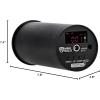 imageRockville MINI Halo Black DJ Wall Wash Up Light Effect 17 Hour Battery Power Wireless DMX RF RemoteBlack