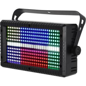 imageRockville STAGE PANEL 336 Visual Effect Light Wash  Matrix Combo 50 Watts Strobe Effects 30 Channel DMX Control 10 Auto and Sound Programs Ideal for DJ Booths Clubs Parties and Stage Lighting