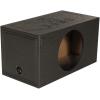 imageQ Power Q Bomb Series 15 Inch Ported Car Subwoofer Sub Box Enclosure with Single Vented Chamber Design and Black Bed Liner Spray Finish Black