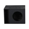 imageQ Power QBomb QBOMB10HP Single 10 Vented Port Subwoofer Box wBedliner Spray