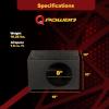imageQPower Single 8Inch Vented Chamber Subwoofer Box SidePorted Design with 10 Cubic Foot of Airspace Solid 34Inch MDF Construction