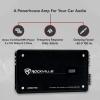 imageRockville ATOM P20 MarineATVCar Amplifier 1600W 4Channel ClassAB Bluetooth DynoCertified Volt Meter Perfect for Boats ATVs and Car Audio440w