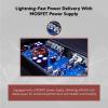 imageRockville ATOM P20 MarineATVCar Amplifier 1600W 4Channel ClassAB Bluetooth DynoCertified Volt Meter Perfect for Boats ATVs and Car Audio440w