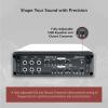 imageRockville ATOM P20 MarineATVCar Amplifier 1600W 4Channel ClassAB Bluetooth DynoCertified Volt Meter Perfect for Boats ATVs and Car Audio600w