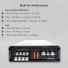 imageRockville ATOM P20 MarineATVCar Amplifier 1600W 4Channel ClassAB Bluetooth DynoCertified Volt Meter Perfect for Boats ATVs and Car Audio600w