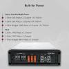 imageRockville ATOM P60 MarineATVCar Amplifier 4800W 2Channel ClassD DynoCertified Digital Volt Meter Perfect for Boats ATVs and Car Audio