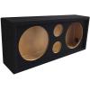imageRockville CH103SP Chuchero Car Audio Enclosure for 2 10 Mids and 2 3 Tweeters Durable MDF Build Black Carpet Finish 12ft Speakon Cable Included for Car Audio Enthusiasts and DJs