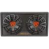 imageRockville Car Audio Bundle RG212CA Dual 12 Slim Vented Powered Subwoofer Enclosure 2000Watt Builtin Amplifier with RWK81 8Gauge Complete Amp Installation Kit 100 Copper RCA 2Items