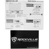 imageRockville Car Audio Bundle RG212CA Dual 12 Slim Vented Powered Subwoofer Enclosure 2000Watt Builtin Amplifier with RWK81 8Gauge Complete Amp Installation Kit 100 Copper RCA 2Items