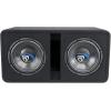 imageRockville DK510 Package Dual 10 2400W Peak  600W RMS K5 Car Subwoofer Enclosure with DB12 Amplifier 2Ohm MDF Vented Box Complete Wiring Kit for Car Audio Bass System