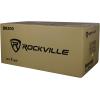 imageRockville DK510 Package Dual 10 2400W Peak  600W RMS K5 Car Subwoofer Enclosure with DB12 Amplifier 2Ohm MDF Vented Box Complete Wiring Kit for Car Audio Bass System