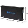 imageRockville DV12K6D2 Bundle Dual 12 in 4800W Peak 1200W RMS Car Audio Subwoofers Plexi Enclosure dB15 6000W Mono 2 Ohm Amplifier RWK01 0 Gauge Complete Amp Wiring Kit 3Items