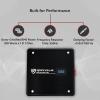imageRockville KRYPTONM0 Mono Car Amplifier 1 Ohm 1400W ClassD EQ Low Pass Filter DynoCertified Bass Remote Perfect for Subwoofers and Car Audio