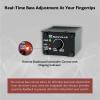 imageRockville KRYPTONM2 Mono Car Amplifier 1 Ohm 3000W ClassD EQ Low Pass Filter DynoCertified Bass Remote Perfect for Subwoofers and Car Audio