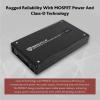 imageRockville Krypton F5 3200W 5Channel Car Amplifier 1535 x 866 x 22 DynoCertified RMS Volt Meter Bass Knob Clip Indicator Class ABD for Car Audio and Subs
