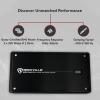 imageRockville KryptonT2 2800W Peak700W RMS 2 Channel Car Amplifier Class AB Digital Voltage Display Adjustable Crossover amp Bass Boost HighLevel Input for Car Audio Systems