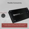 imageRockville KryptonT2 2800W Peak700W RMS 2 Channel Car Amplifier Class AB Digital Voltage Display Adjustable Crossover amp Bass Boost HighLevel Input for Car Audio Systems