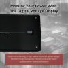 imageRockville KryptonT2 2800W Peak700W RMS 2 Channel Car Amplifier Class AB Digital Voltage Display Adjustable Crossover amp Bass Boost HighLevel Input for Car Audio Systems