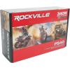 imageRockville PS40 340W 4Channel ATVUTVMotorcycle Amplifier 24 Ohm IP65 Waterproof Bluetooth Compact for Powersports Audio
