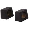 imageRockville Pair RS6x9BL 6x9 Wedge Sealed Car Speaker Box Enclosures Bedliner Finish Universal Fit Durable MDF for Car Truck Marine Audio