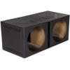 imageRockville RBL15V Dual 15 23 Cu Ft Vented Subwoofer Enclosure Bed Liner 34 MDF Spring Terminals 39Hz Tuning for Car Audio Enthusiasts