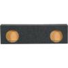 imageRockville RD10T Dual 10 Sealed Subwoofer Enclosure 085 cuft Per Sub 34 MDF USAMade Behind Seat Fit for Single Cab Trucks