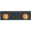 imageRockville RD12T Dual 12 Sealed Subwoofer Enclosure Behind Seat Truck Fit 085 Cu Ft HeavyDuty MDF for Truck Audio Enthusiasts