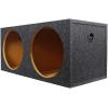 imageRockville RD15 Dual 15 21 cuft Sealed Car Subwoofer Enclosure Box 34 MDF Made in USA Precision Build Deep HighPower Bass for Car Audio