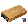 imageRockville RD6001 2400W Peak  600W RMS Mono 1Ohm Car Amplifier ClassD Metal Bass Remote wClip Indicator Low Pass amp Subsonic Filters Compact amp HighEfficiency Ideal for SubwoofersGold