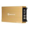 imageRockville RD6001 2400W Peak  600W RMS Mono 1Ohm Car Amplifier ClassD Metal Bass Remote wClip Indicator Low Pass amp Subsonic Filters Compact amp HighEfficiency Ideal for SubwoofersGold
