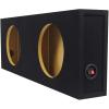 imageRockville RDSM10 Dual 10 056 Cu Ft Sealed Car Subwoofer Enclosure Box Shallow Mount USAMade MDF PrecisionCut for Compact Car Audio Systems