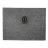 imageRockville RDV65 Dual Vented 65 MDF Subwoofer Box Enclosure 076 cu ft Per Sub Deep Bass 1 Face  34 MDF Black Carpet for Car Audio