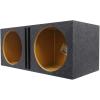 imageRockville RDVB15 Dual 15 Vented Subwoofer Enclosure 241 Cu Ft Per Sub Center Divider USAMade 34 MDF Precision Fit for Car Subs