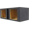 imageRockville RDVK10 Dual 10 12 Cu Ft Vented Subwoofer Enclosure Kicker Solo Baric L7L5L3 Compatible USAMade MDF PrecisionCut for Car Audio Enthusiasts