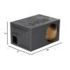 imageRockville RQB10 Single 10 Vented Ported Subwoofer Enclosure 14 cu ft Durable MDF Bedliner Finish High SPL Output for Car Audio Enthusiasts