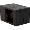 imageRockville RQB12 SQ 18 Cu Ft Single 12 Side Ported Sub Box Enclosure for Kicker Solo Baric L7SL7R MDF Durable Bedliner Finish Precision Fit for Car Audio Enthusiasts