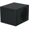 imageRockville RQB12HP Single 12 Horn Ported Subwoofer Enclosure 34 MDF Bed Liner Finish 201 cu ft Air Space 30 Hz Tuned for Car Audio